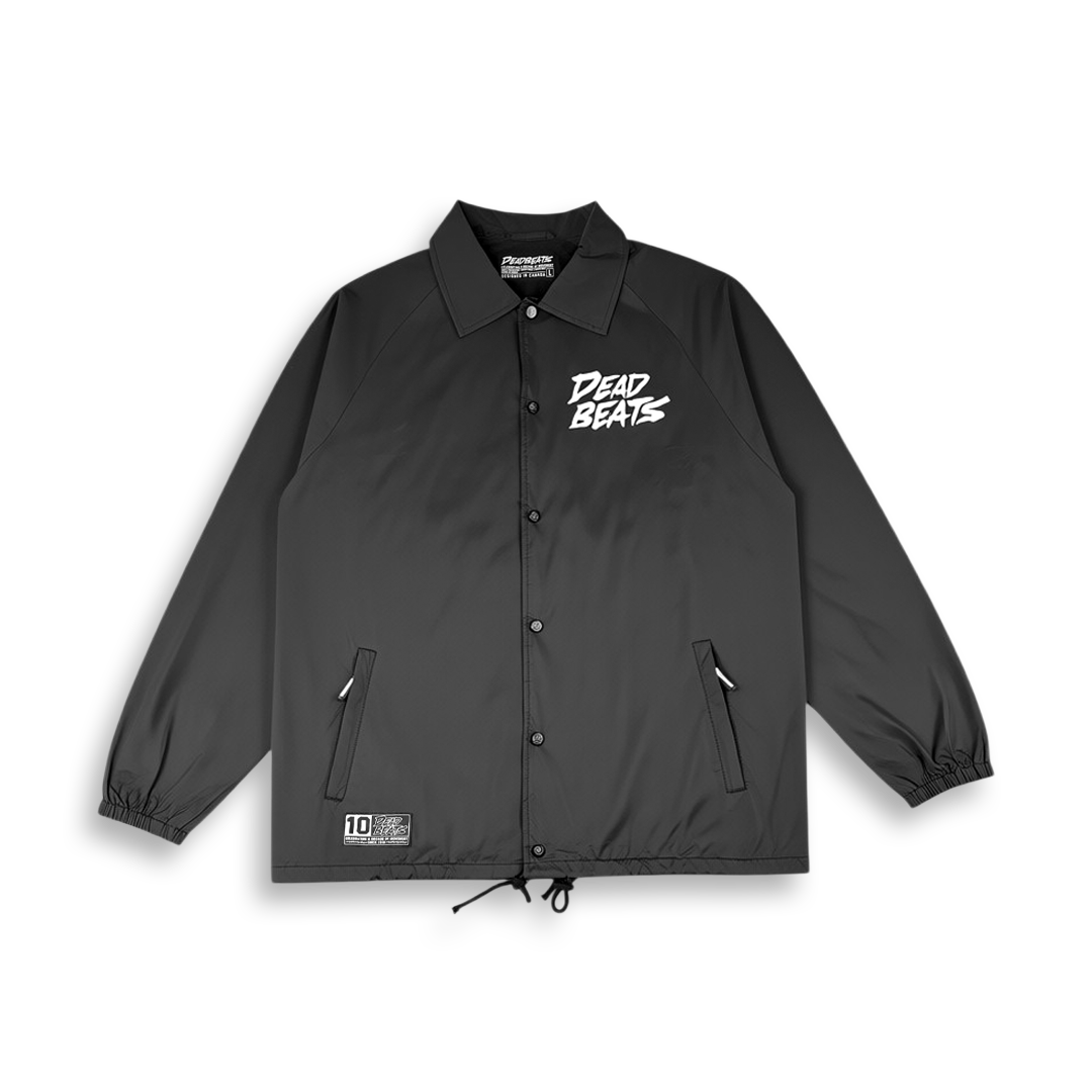 Deadbeats - 10 Year Coach Jacket - Black – Deadbeats Shop