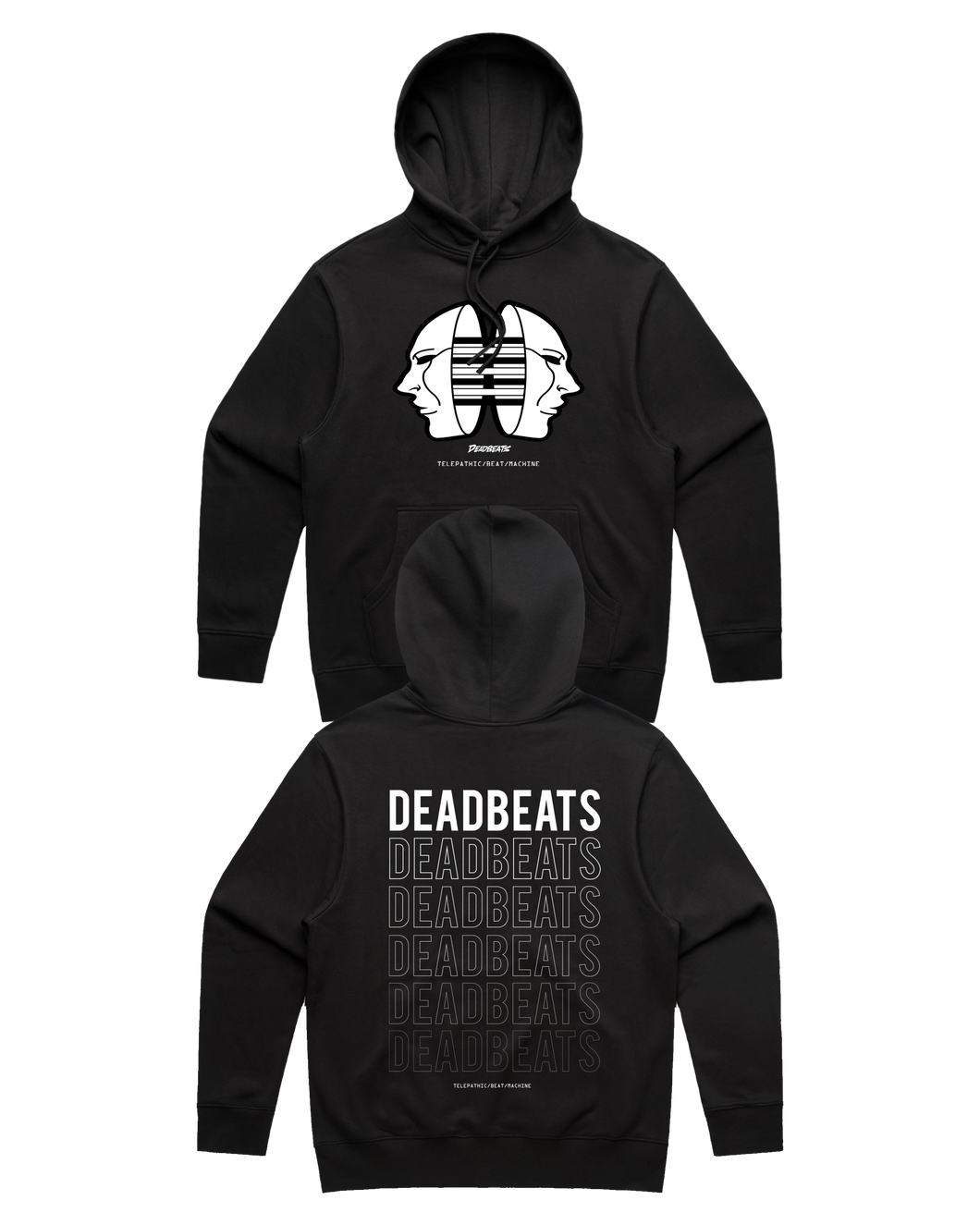 Deadbeats - Beat Machine - Black Hoodie