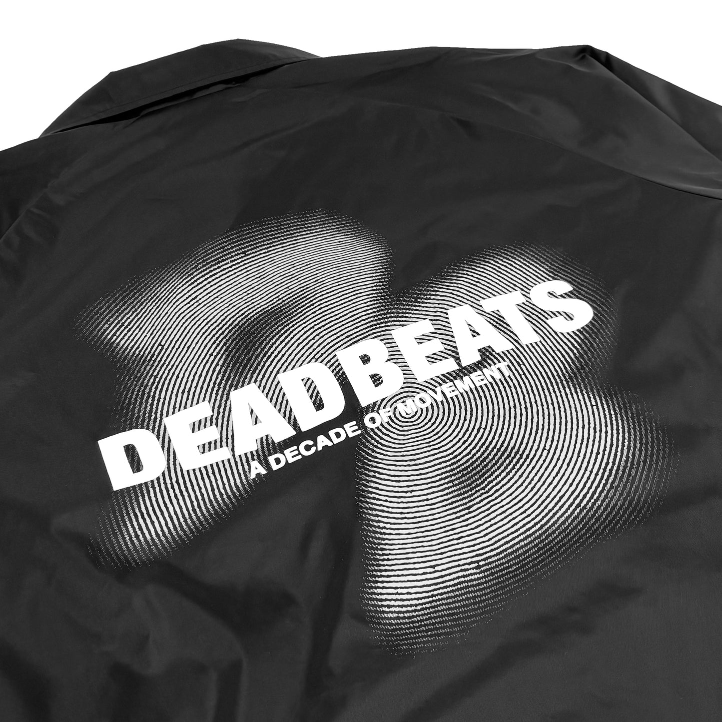 Deadbeats - 10 Year Coach Jacket - Black