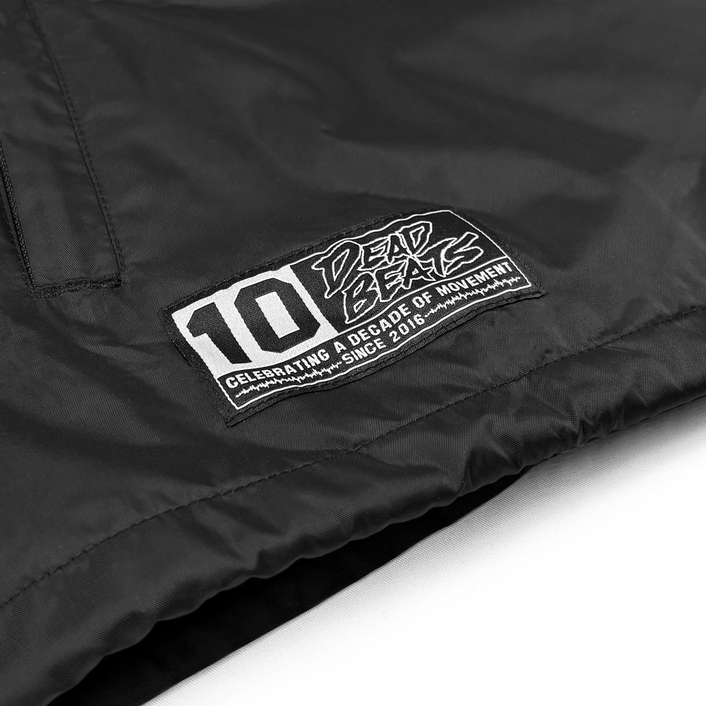 Deadbeats - 10 Year Coach Jacket - Black
