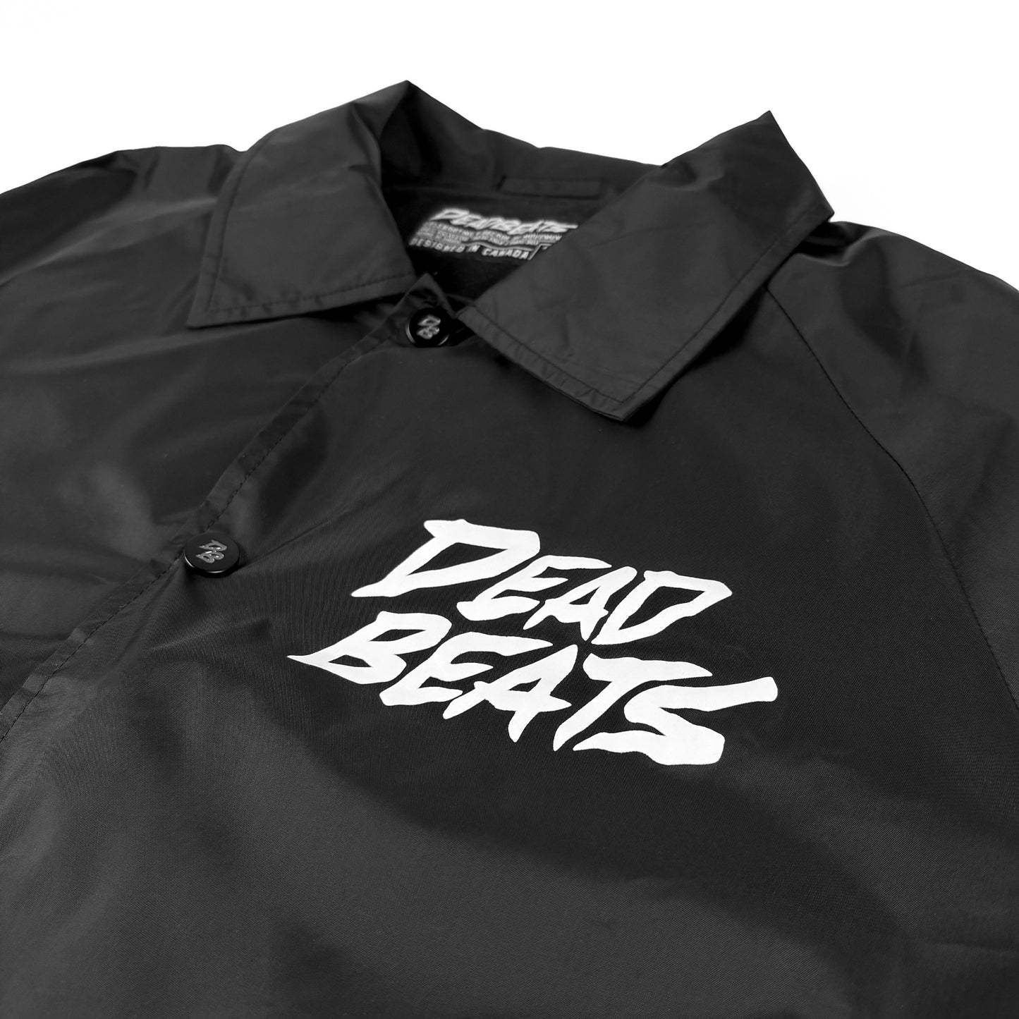 Deadbeats - 10 Year Coach Jacket - Black