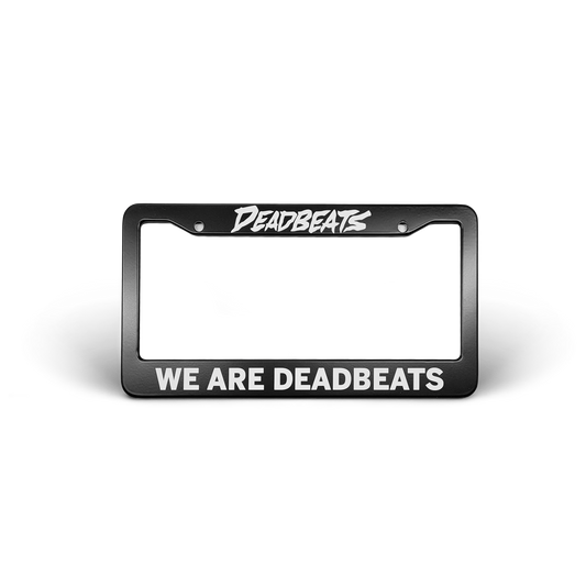 Deadbeats - Licence Plate Cover