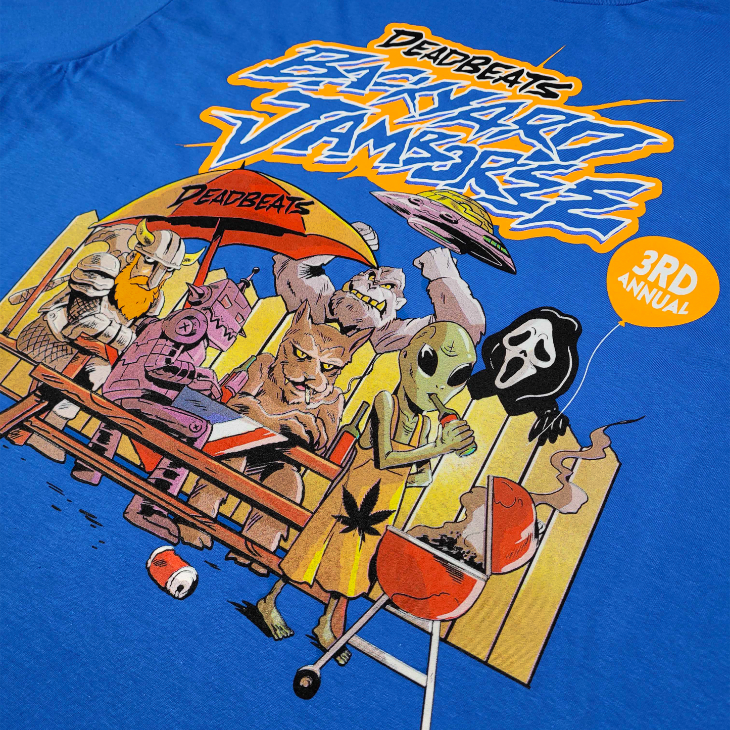 Deadrocks IX - Jamboree BBQ Tee - Blue