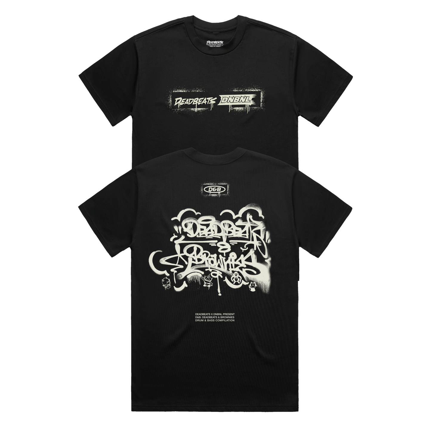 Deadbeats x DNBNL - Black Tee