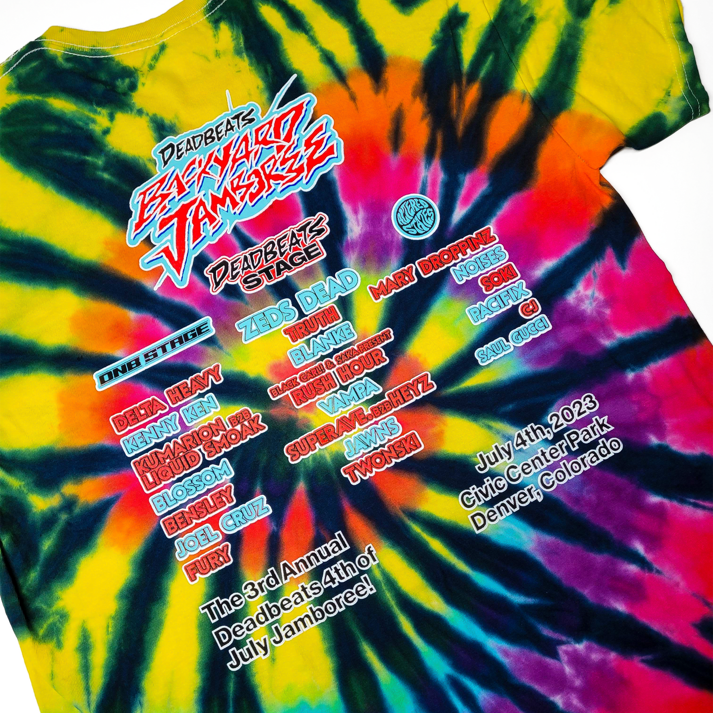 Deadrocks IX - Jamboree Event - Tie Dye Tee