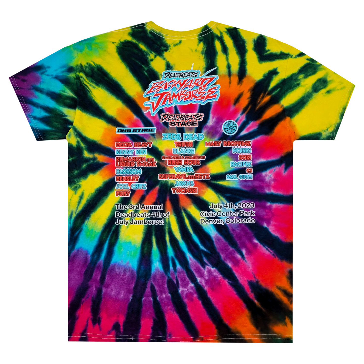 Deadrocks IX - Jamboree Event - Tie Dye Tee