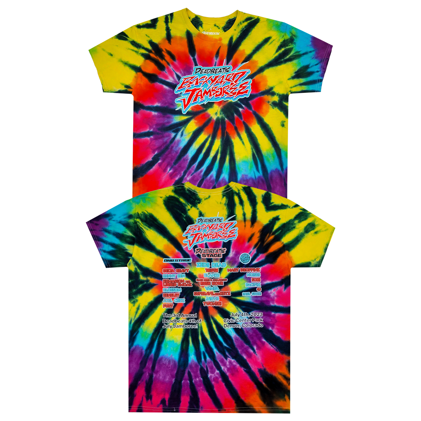 Deadrocks IX - Jamboree Event - Tie Dye Tee