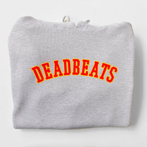 Deadbeats - Premium Athletic Gray Hoodie
