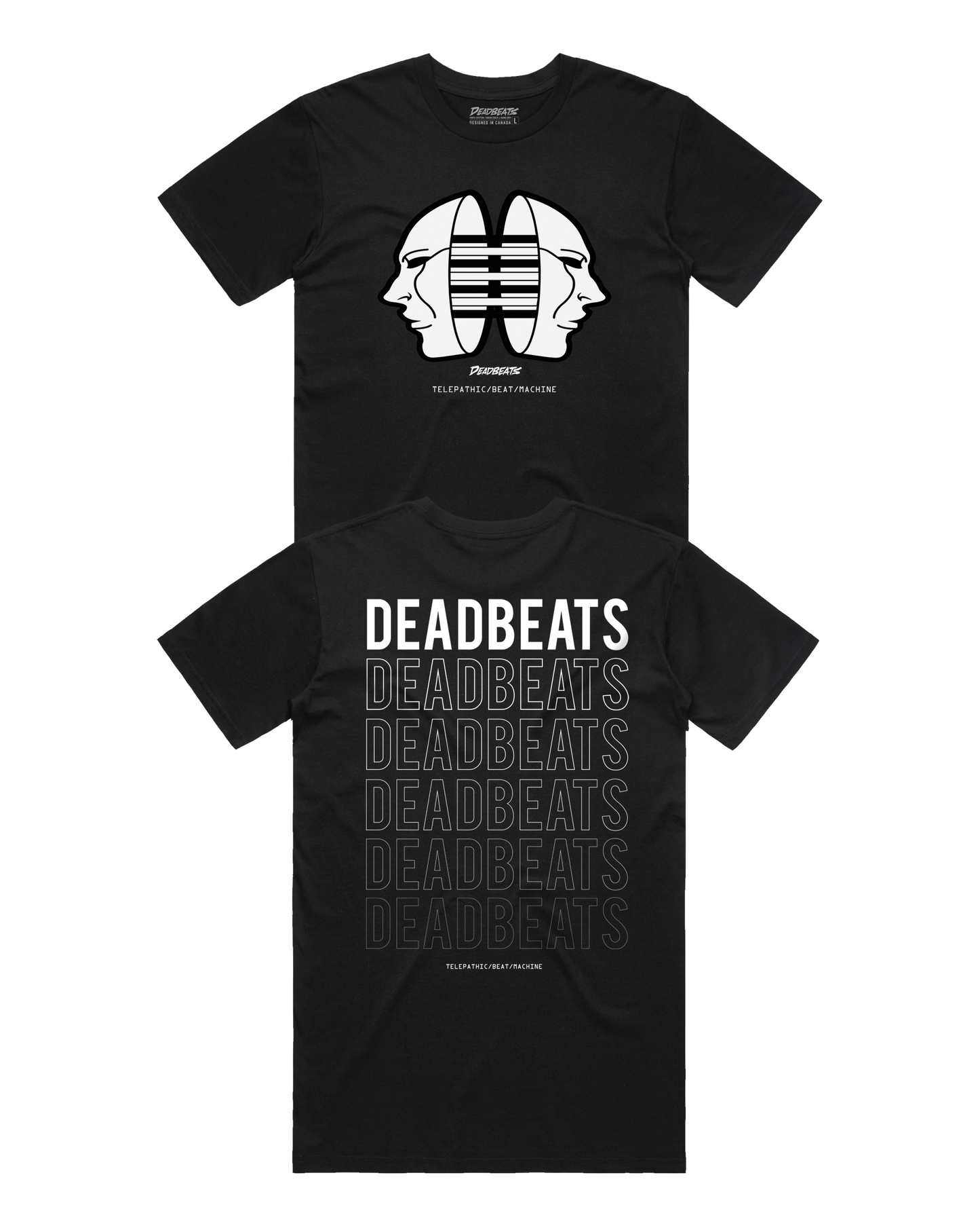 Deadbeats - Beat Machine - Black Tee