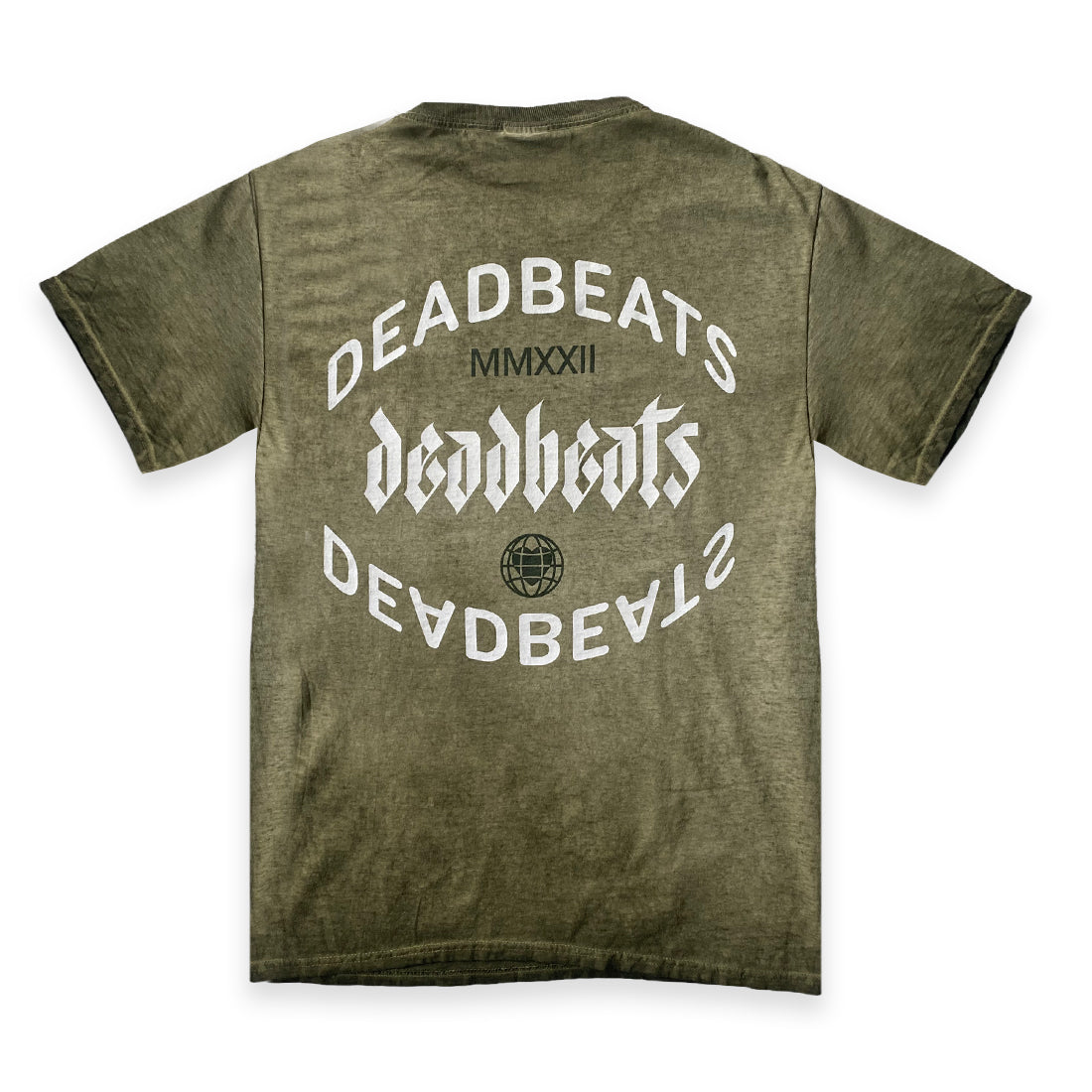 Deadbeats - Forever - Oil Wash Tee - Green