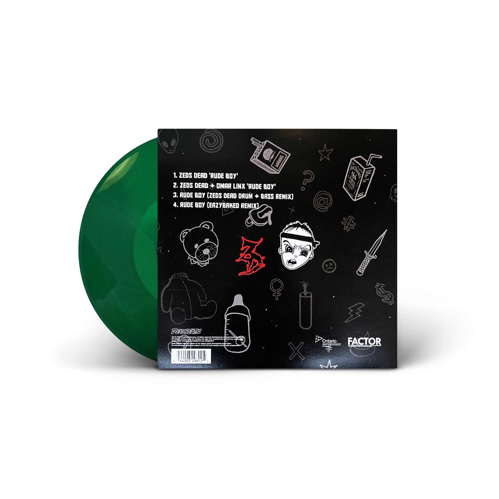 Zeds Dead - Rude Boy - EP Vinyl - Emerald – Deadbeats Shop Zeds Dead - Rude Boy - EP Vinyl - Emerald – Deadbeats Shop