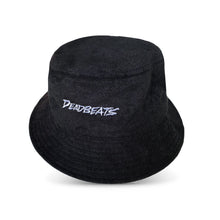 Load image into Gallery viewer, Deadbeats - French Terry Bucket Hat - Black