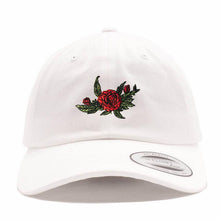 Load image into Gallery viewer, Deadbeats - Rose - White Dad Hat