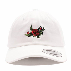 Deadbeats - Rose - White Dad Hat